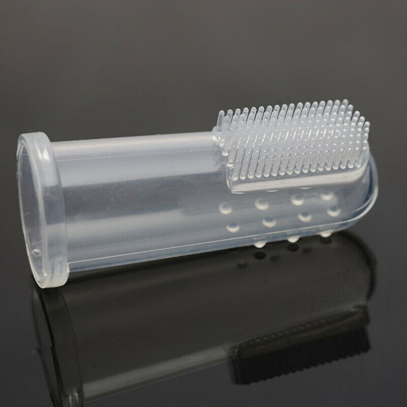 8PCS Pet Finger Tooth Teeth Brush Dental Hygiene Cleaning Brushes for Cat VEI