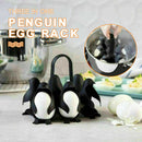 Cute Penguin Shape Boiled Egg Holder Kitchen Refrigerator Eggs Storage Shelf DIY