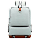 Fashion Solid Color Student Computer Backpack Unisex Waterproof Backpack Me