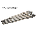 4pcs Professional Heater Glow Plugs Metal Fast Start For 2.0 2.2 2.4 Di Tdci