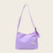 Women Simple Underarm Handbag Daisy Flower Portable Shoulder Bags (Purple)