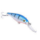10.5G/11Cm Fishing Lures Baits Floating Metal Crankbait Popper Hard Lures Hoo FT