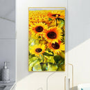 5D DIY Full Round Drill Diamond Painting Sunflowers Cross Stitch Embroidery A