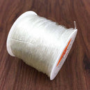 New 100M 0.8mm Clear Stretch Elastic Beading Cord String Thread Spool Supply