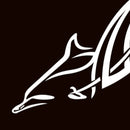 1 Pair Car Stickers Dolphin Totem PVC Vinyl Auto Body Side Decals Graphics