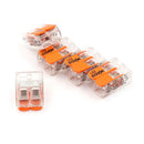 5XSale Wago 221-412  2 Conductor Compact Connector 10 PK Copper Wire Junctio OZ