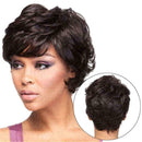 Womens Wigs Full Hair Short Fluffy Mediumuburn Wig Women Wear C6F4 Daily Y6 E7A0