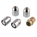 Durable 4+1/Set M12x1.5 Steel Wheel Lock Lug Nut Chrome Locking Nuts D VAE