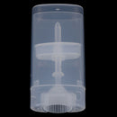 15ml DIY Clear Empty Oval Flat Tubes Deodorant Lip Balm Containers Empty Bott Gw