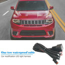 6.6ft Offroad LED Work Light Bar Wiring Loom Harness Relay Fuse Kit 40A 12V A