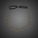 Tassel Metal Chain Elastic Hair Chain Headwear Headband Hair Band