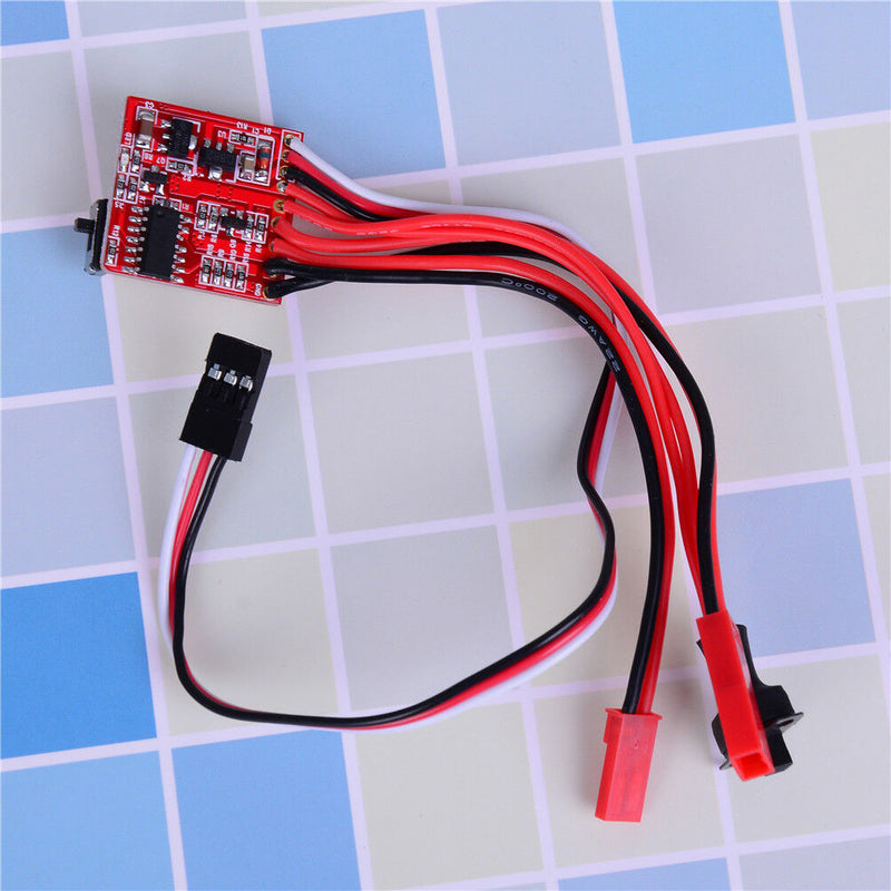 Rc esc 30a brush motor speedcontroller w/brake for 1/16 1/18 rc car boat tank 3c