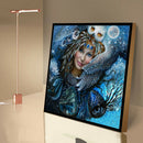Diamond Painting Kits Eagle and Woman Full Round Drill Picture Handicrafts