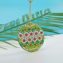 5pcs DIY Full Drill Special Shaped Diamond Painting Christmas Bell Keyrings
