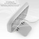 Portable 3 Files Adjustable Mini Usb Charging Noiseless Desktop Electric Fa