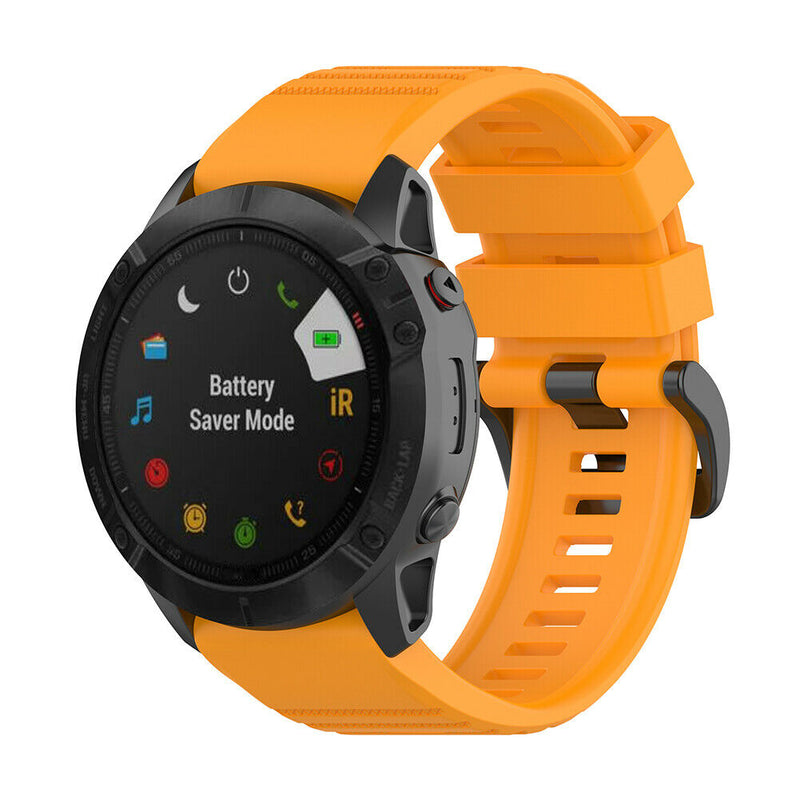 26mm Silicone Wrist Strap Quick Release Adjustable Sports Watch Band for Fenix