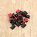 100 pcs Adhesive Cable Clips Wire Clamps Car Cable Organizer Cord Tie Holde H4G3