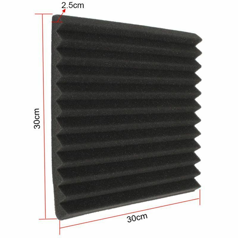 4 Pack- Acoustic Panels foam Engineering sponge Wedges Soundproofing Panels