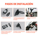 Rechargeable LED Bike Rear Lamp Wireless Remote Control Cycling Taillight