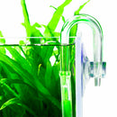 Aquarium Tank Spiral CO2 Diffuser Glass U Shaped Tube Bubble Suctio Counter S6E3