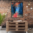 Full Round Drill Rhinestone Picture DIY Maple Leaves Path Diamond Painting