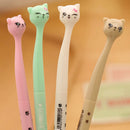 Cat Gel Pens Novelty Kids School Office Gift Cartoon Stationery Toys Xmas-Cute