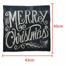 43X43cm Christmas Sofa Bed Home Decoration Festival Square Pillow Case Cush M5T7