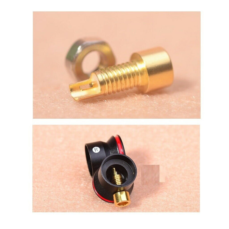 5Set Copper Plated Hearphone Earphone MMCX Connector Screws Nut Universal