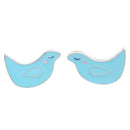 Cartoon Cute Blue Bird Brooch Coats Bags Hats Pins Badge Jewelry Kids Gift