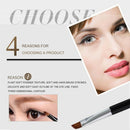 Music Flower Eye Makeup Set Black +Blue 2 in 1 Eyeliner Gel Waterproof Make
