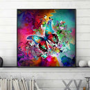 5D Full Drill Diamond Painting Kit, Diy Diamond Number Rhinestone Painting