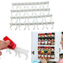 Kitchen Cabinet Spice Wall Rack Storage Plastic Organizer Door Clip Hooks I9H0