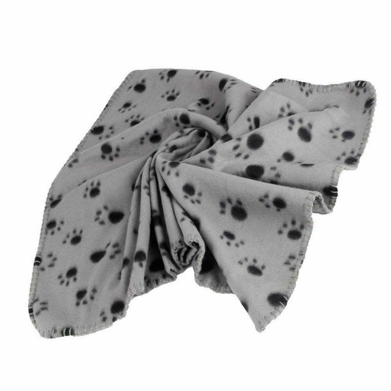 3 x Large Dog Cat Pet Soft Fleece Blankets 70cm X 100cm R7M1