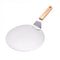 Stainless Steel Pizza Peel Shovel With Wooden Handle Cake Shovel Baking Too M9B7