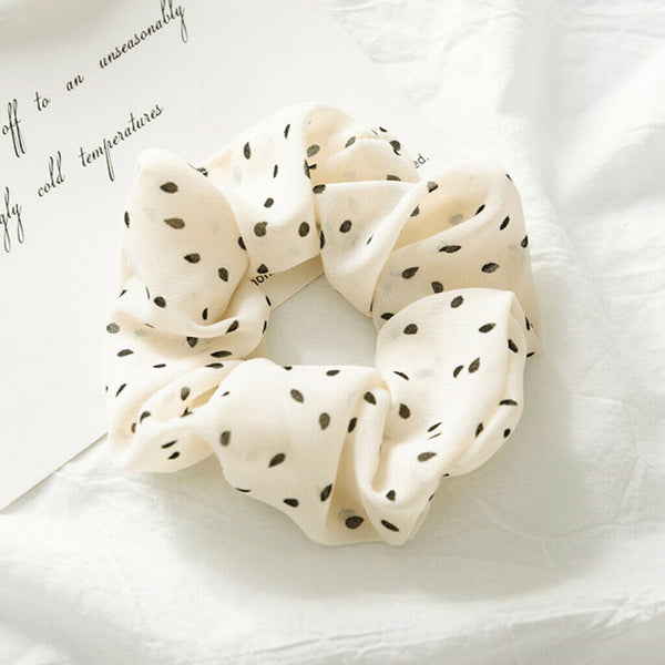 21x Fashion Womens Dot Scrunchies Stretchy Hair Rope  Hair Accessories