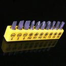 10pcs Alloy Steel Bits Electric Screwdriver Set Multi-Functional Versatil-D E8D2