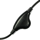 3.5mm M/2F 15cm Stereo Headphone Audio Extension Cord Cable +Volume Control