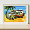 Car 5D DIY Diamond Painting Full Round Drill Rhinestones Cross Stitch Kits A