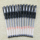 12 Pcs Gel Ink Ballpoint Pen Black Ink Set Stationery Gift 100% Official ~ U0Q6