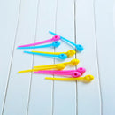 10 Pieces Food Grade Silicone Bag Cable Tie Cable Management Zipper Winding