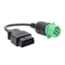 J1939 Male To OBD2 Male Car 9 Pin To 16 Pin Truck Diagnostic Scanner Cable  P6T7