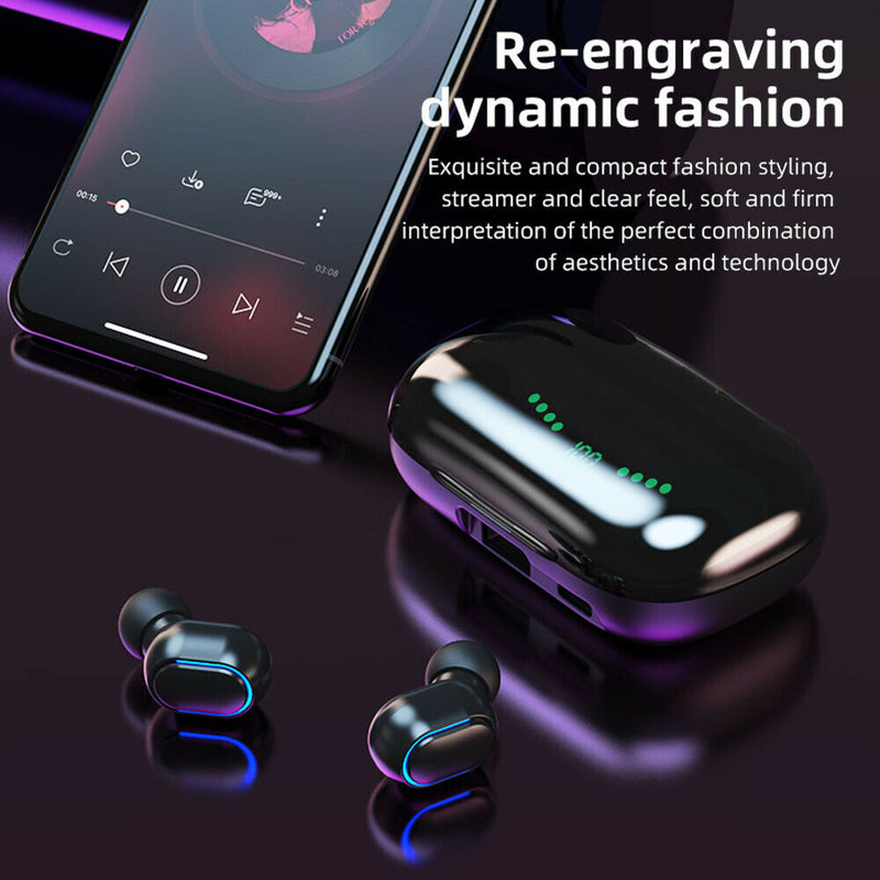 T11 Bluetooth V5.0 Headset TWS True Wireless Dual Earbuds In-Ear Earphones