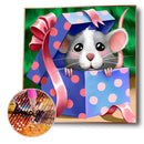 Full Drill Diamond Painting DIY Cartoon Mouse 5D Rhinestone Picture (LG821)