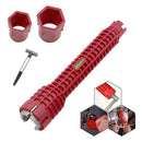 8-In-1 Faucet & Sink Installer Tool Multifunctional Water Pipe Wrench Spanner