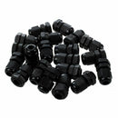 20 Pieces Black Plastic Waterproof Cable Gland Connector PG7 Z8Q9