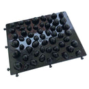 14x11'' Pebbles Foot Massager Mat Comfort Relaxing Blood Circulation Pad Bla