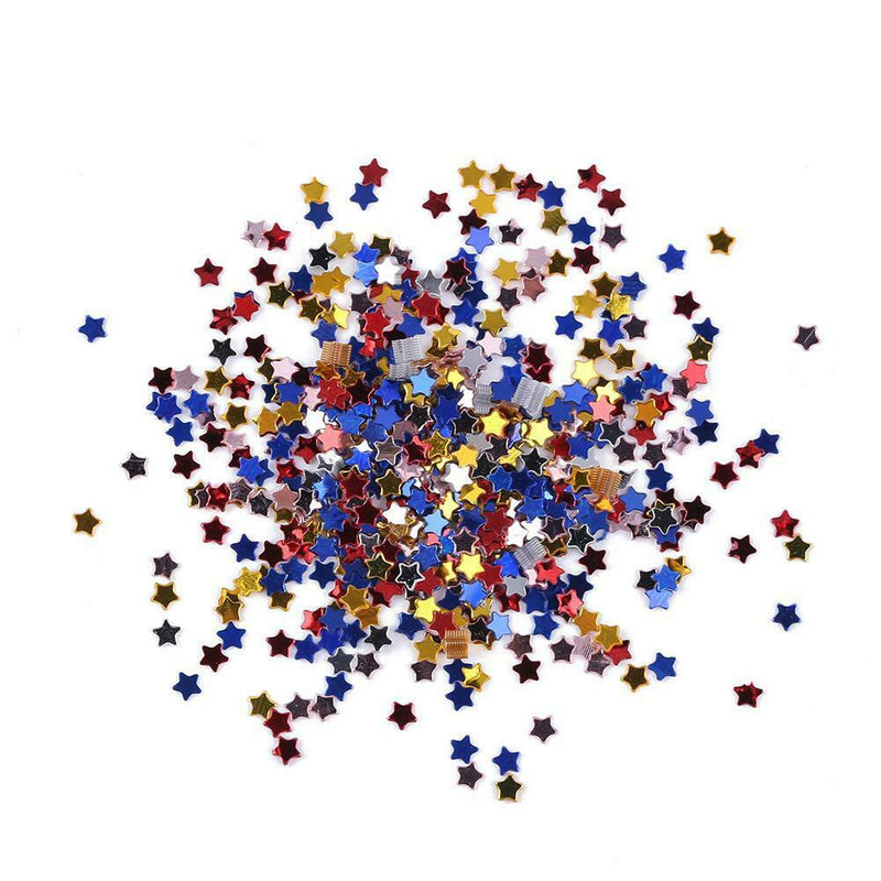 2000pcs Mini Glitter Stars Sequins DIY Nail Art Rhinestones Decorations