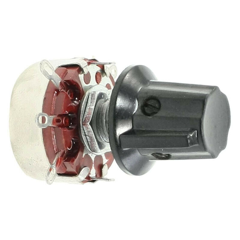 WTH118 470K ohm 2W Single Turn Rotary Taper Carbon Potentiometer Pots w Kno P4Y5