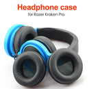 Replacement Protein Leather Ear Pads Cushion for Razer Kraken Pro Earpads A