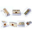 Audio Stereo Solar Amp Power/Ground Cable Splitter Distribution Block 2-Way New